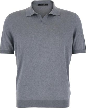 Tagliatore T-shirts en Polos Grijs - Heren - Polos - Grijs - S - Tops