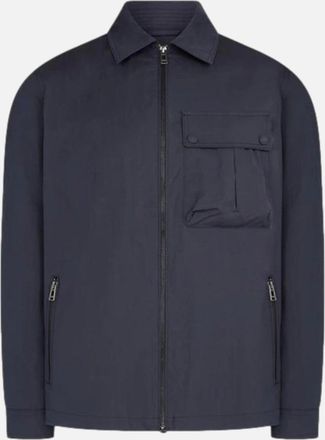 Belstaff Mens Belstaff Drome Overshirt A1-25 Dark Ink - Navy - Size: 38/Regular