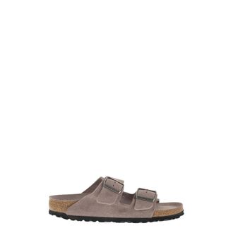 Birkenstock Heren, Schoenen, Grijs, Maat: 40 EU Leer