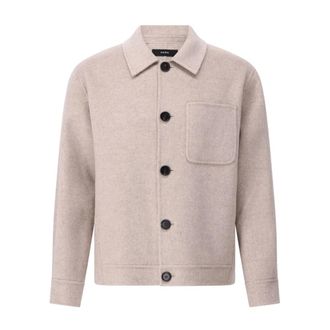 Arma Jassen, Heren, Beige, 2Xl, Wol, Klassieke wollen jas