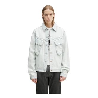 Marcelo Burlon Uomo, Giacche, Blu, L, new