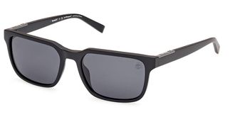 Timberland TB00008 Polarized 02D Mens Sunglasses Black Size 56