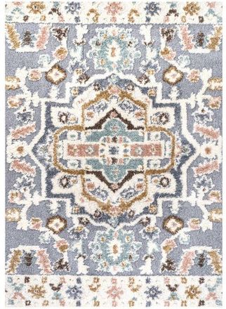 Jonathan Y Designs Aziza Persian Medallion High-Low Area Rug in Multi at Nordstrom, Size 2Ft 0In X 8Ft 0In