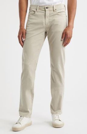 AG - Adriano Goldschmied Prot&eacute;g&eacute; Italian Light Bedford Straight Leg Pants in Sulfur Coastal Pebble at Nordstrom Rack, Size 33 X 34