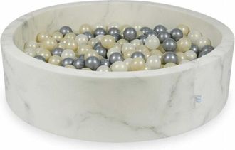 OEM Piscina Seca 110x30 M&aacute;rmol Con 400 Bolas: Oro Claro, Plata, Opalescente