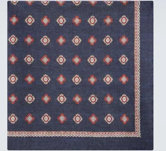 Brunello Cucinelli Silk jaquard pocket square