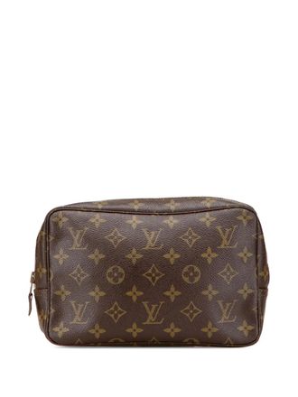 Louis Vuitton 1984 Monogram Trousse Toilette 23 clutch bag - unisex - Canvas - One Size - Brown
