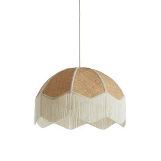 Light & Living L&aacute;mpara Colgante - Malacia - Beige - Rafia - Light&living