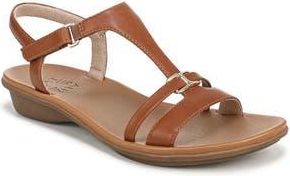 Naturalizer Sofia Sandal in Walnut Brown Faux Leather at Nordstrom Rack, Size 8