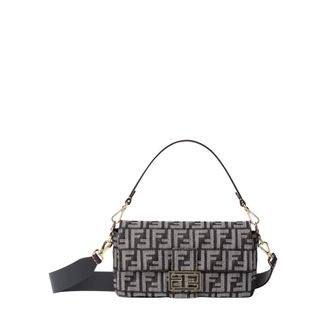 Fendi Ff Fabric Baguette Bag