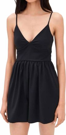 Susana Monaco String V Romper In Midnight