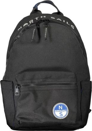 North Sails Zwarte Polyester Heren Rugzak Urban Stijl - Heren - Rugzakken - Zwart - ONE Size - Polyester - Tassen