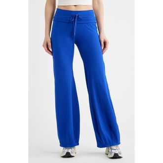 Free People FP Movement Quick Step Drawstring Flare Pants in Electric Shock at Nordstrom, Size X-Large Regular