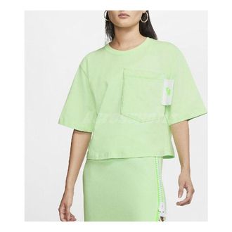 Nike (WMNS) Nike SPORTSWEAR Short Sleeve Green CT0875-376