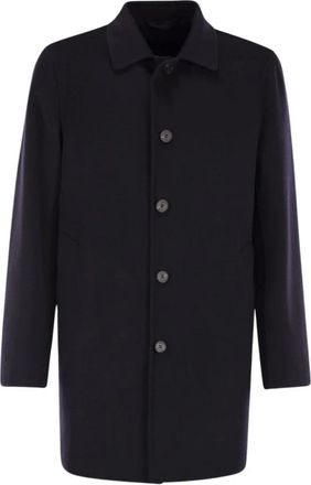 Palt&ograve; Alfredo Wool Coat - - Coats - Uomo - Blu - 3XL