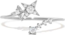 Girls Crew Interstellar Adjustable Ring in Silver at Nordstrom
