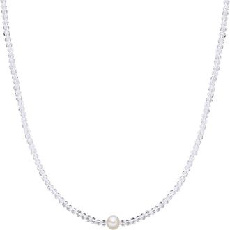 Valero Pearls Womens Necklace Sterling Silver - One Size