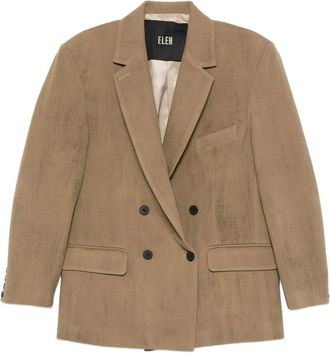 Eleh double-breasted blazer - Green