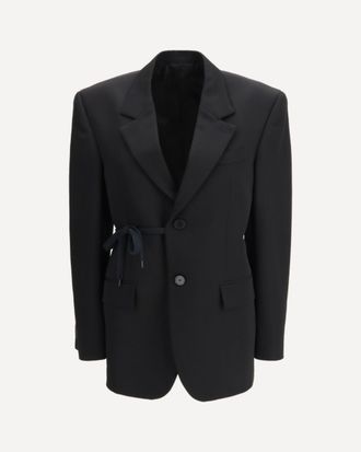Balenciaga Barathea wool tailored Jacket Female 40