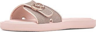 Michael Kors Mk Pool Slides Womens Sandals Rose Gold : 10 M, Synthetic
