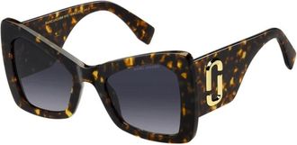 Marc Jacobs Authentieke stijlvolle zonnebril van premium kwaliteit - Dames - Zonnebrillen - Bruin - 52 MM - Accessoires
