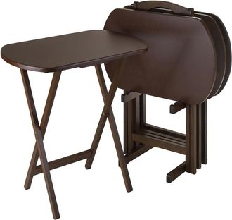 Winsome Corbett 5-Pc Oversize Oblong Snack Table Set