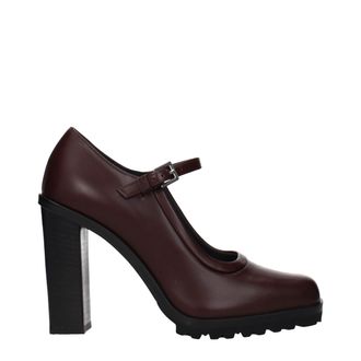 Max Mara Bruine Leren Hakken