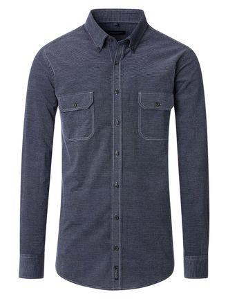Casamoda casual overhemd Casa Moda Casual Fit donkerblauw