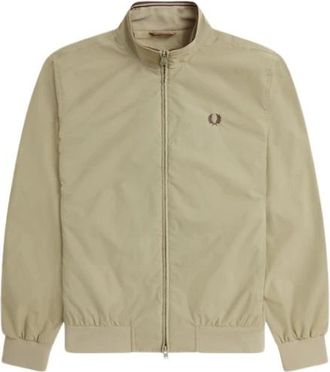 Fred Perry Volledig Gevoerde Nylon Twill Jas - Dames - Zomerjassen - Groen - 2XL - Nylon - Jassen