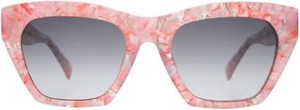 Illesteva Bali Sunglasses in Rose Quartz /Grey at Nordstrom