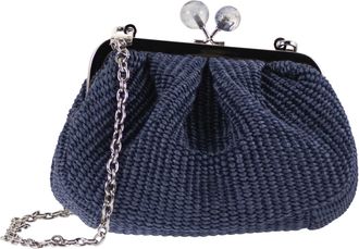 Max Mara Weekend Maxmara Wkapalmas Pasticcino-Tasche mit Raffia-Effekt
