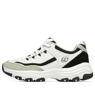 Skechers (WMNS) Skechers Arch Fit DLites White Black Beige 8730066-WLGY