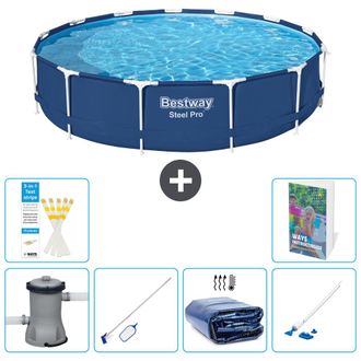 Bestway Piscina Bestway Steel Pro Redonda - 396x84 Cm - 7-piezas S323
