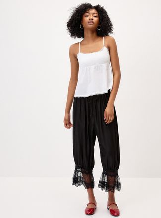 Twik Womens Lace ankle blousing pant