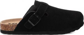 Xti Womens Suede Clogs In Black