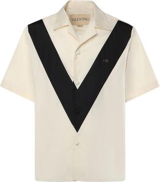 Valentino Garavani Cotton Poplin Bowling Shirt