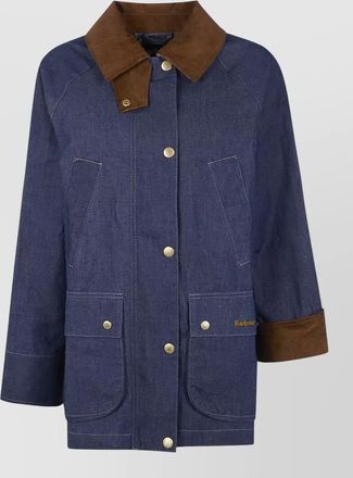 Barbour cotton fitted jacket