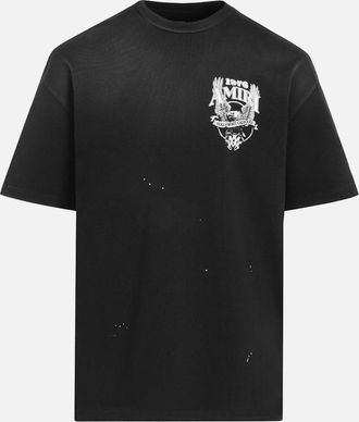 Amiri Mens AMIRI EAGLE OVERSIZED T SHIRT - Black - Size: 36