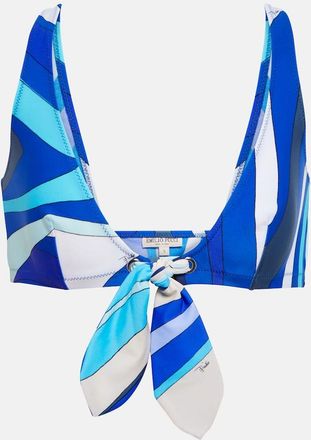 Pucci Printed bikini top