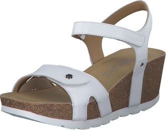 Panama Jack Womens Ruth Wedge Sandal, Blanco B3, 8 UK