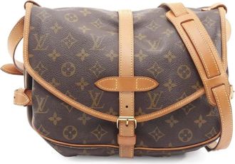 Louis Vuitton 2000 Monogram Saumur 30 crossbody bag - Brown