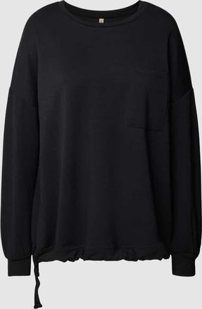 Soyaconcept Sweatshirt mit Brusttasche Modell Banu in Black, Größe XS