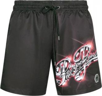 Philipp Plein Uomo, Costumi da bagno, Nero, S, new