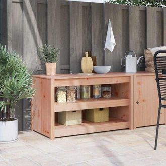 vidaXL Mobile da cucina con lo scaffale Marrone 106 x 55 x 64 cm - Vidaxl