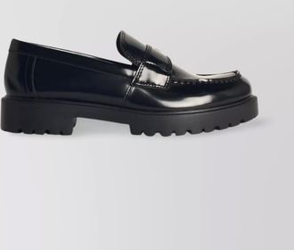 Tory Burch chunky sole loafers shiny finish