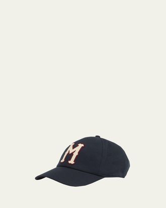 Moncler Mens Logo Cotton Baseball Cap