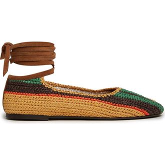 La DoubleJ Ballerina Flats Multicolor Chocolate at Nordstrom, Size 41 It