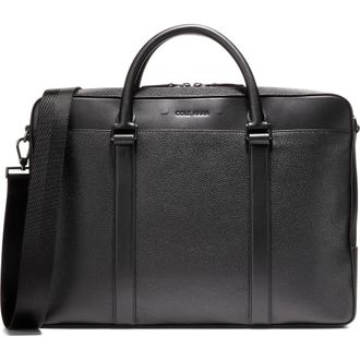 Cole Haan Triboro Leather Briefcase in Black at Nordstrom