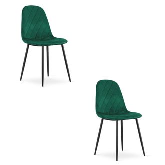 OEM Silla Asti - Terciopelo Verde Oscuro X 2