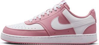 Nike Womens Court Vision Low Next Nature Shoes in Pink | DH3158-603